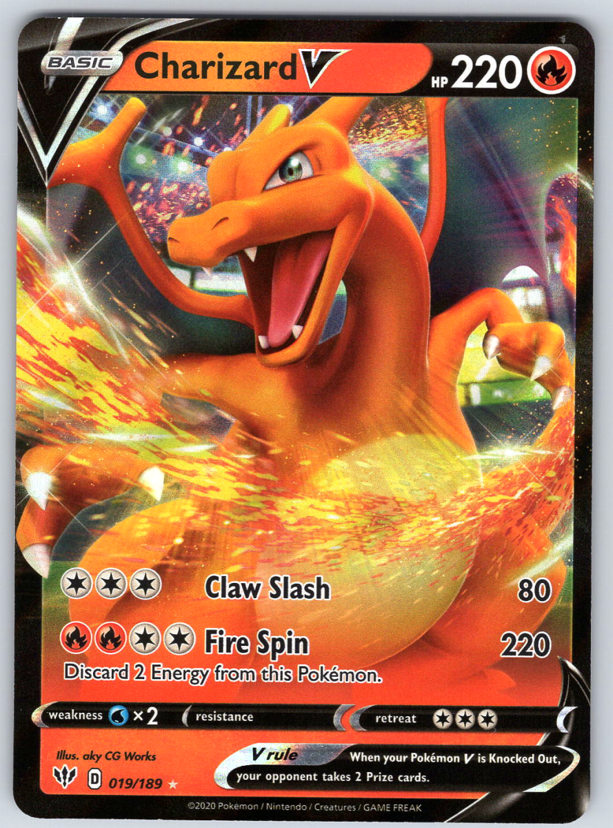 Charizard V 019/189 - QuickTCG LLC