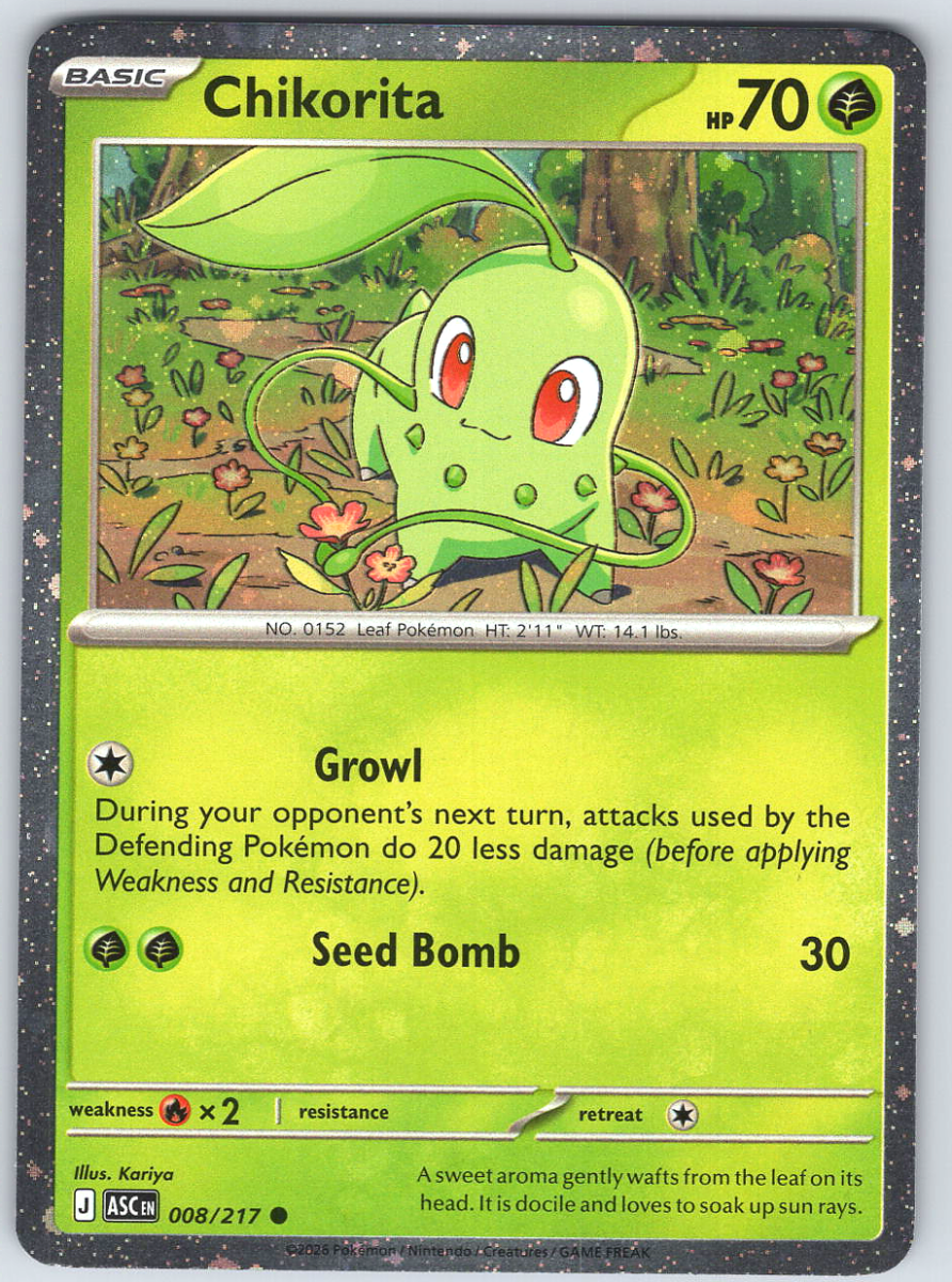Chikorita 008/217 - QuickTCG LLC
