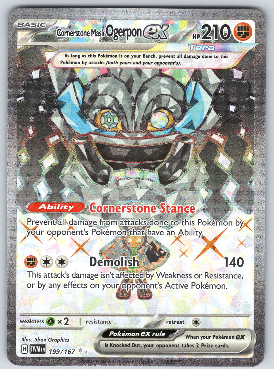 Cornerstone Mask Ogerpon ex 199/167 - QuickTCG LLC