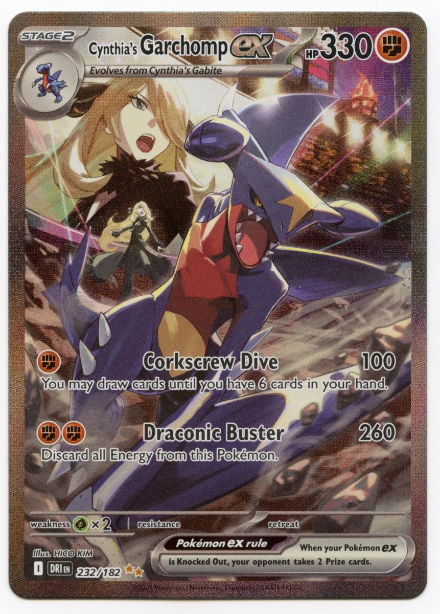 Cynthia's Garchomp ex 232 - QuickTCG LLC