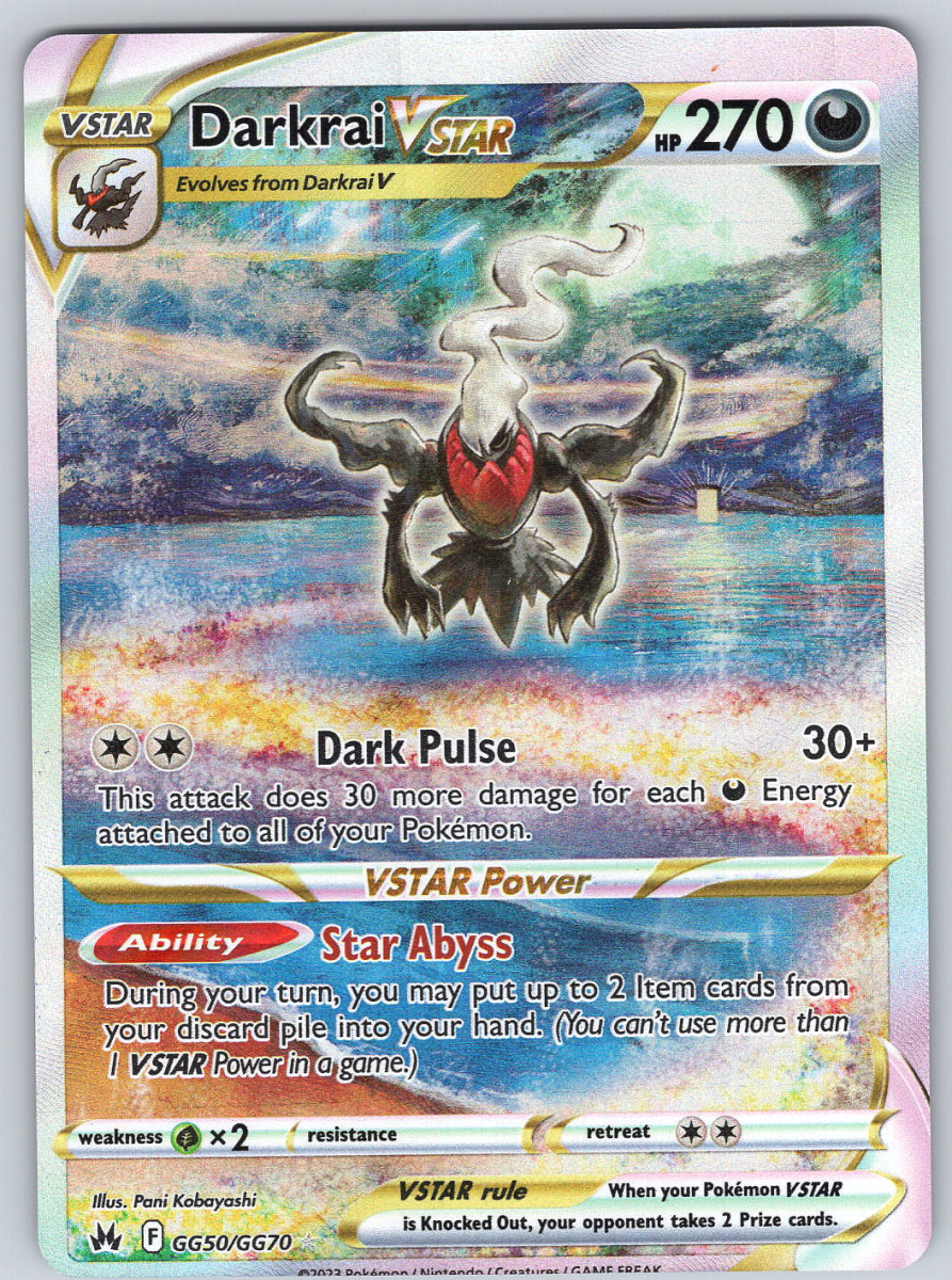 Darkrai VSTAR GG50 (OFF - CENTER) - QuickTCG LLC