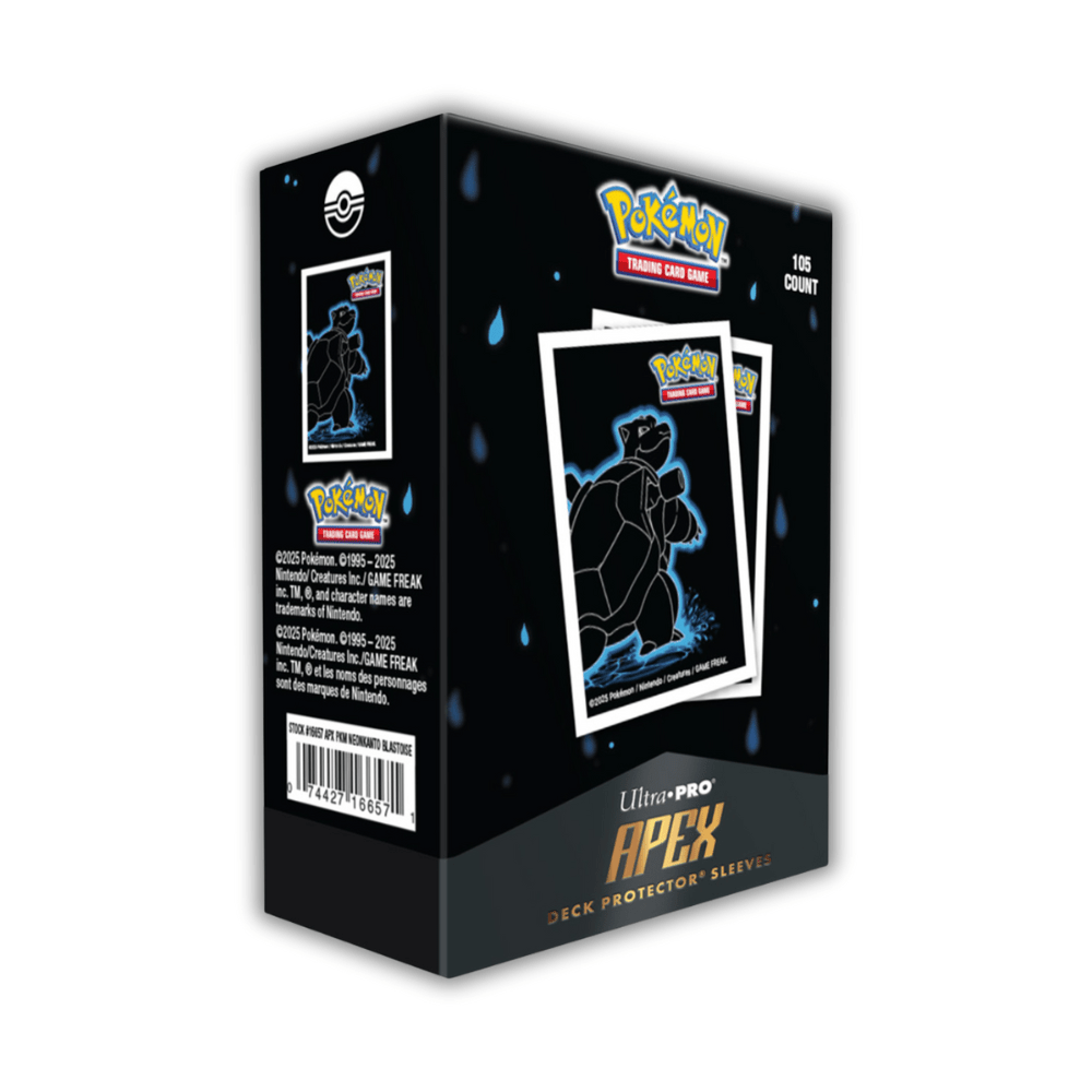 Deck Protector: Apex: Pokémon: Neon Kanto: Blastoise (105) - QuickTCG LLC