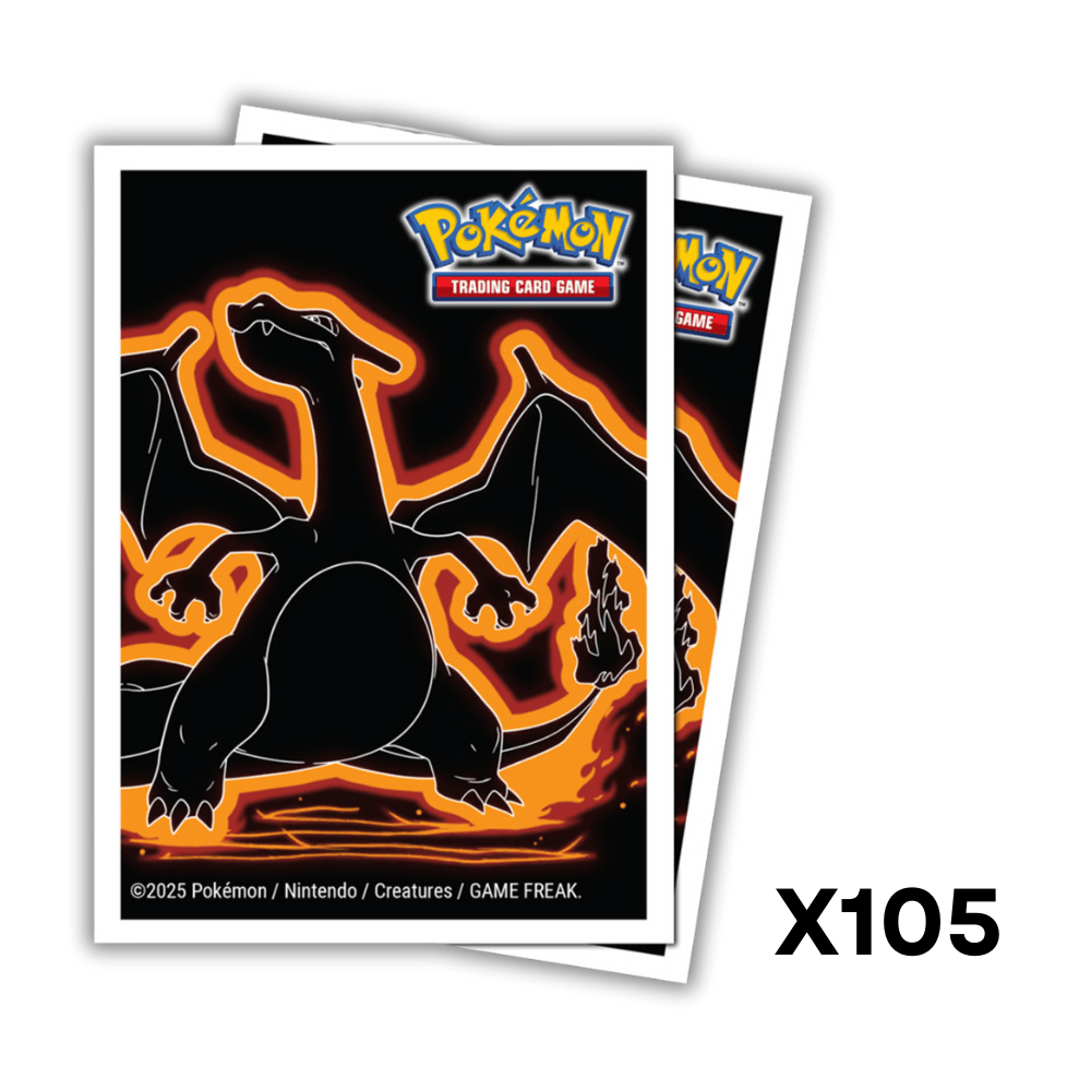 Deck Protector: Apex: Pokémon: Neon Kanto: Charizard (105) - QuickTCG LLC