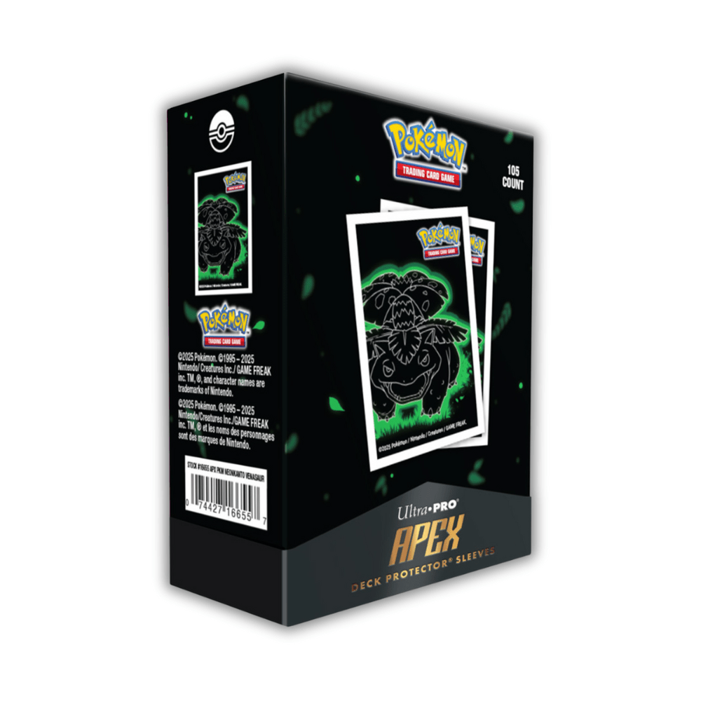 Deck Protector: Apex: Pokémon: Neon Kanto: Venusaur - QuickTCG LLC