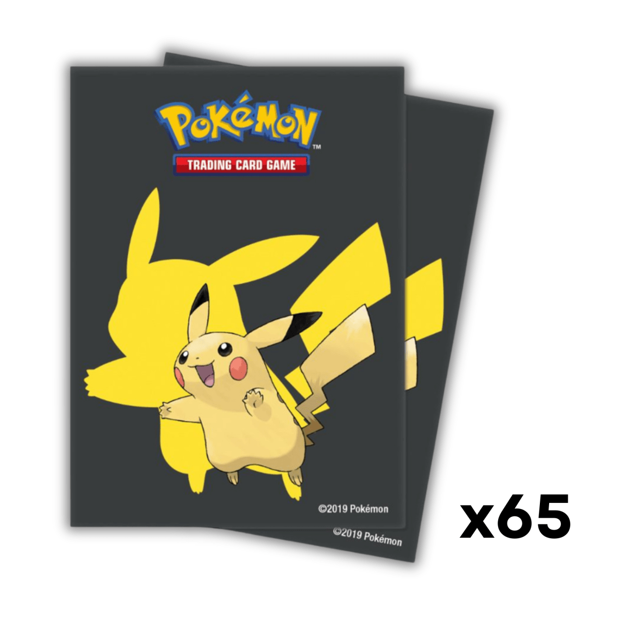 Deck Protector: Pokémon: Pikachu 2019 (65) - QuickTCG LLC
