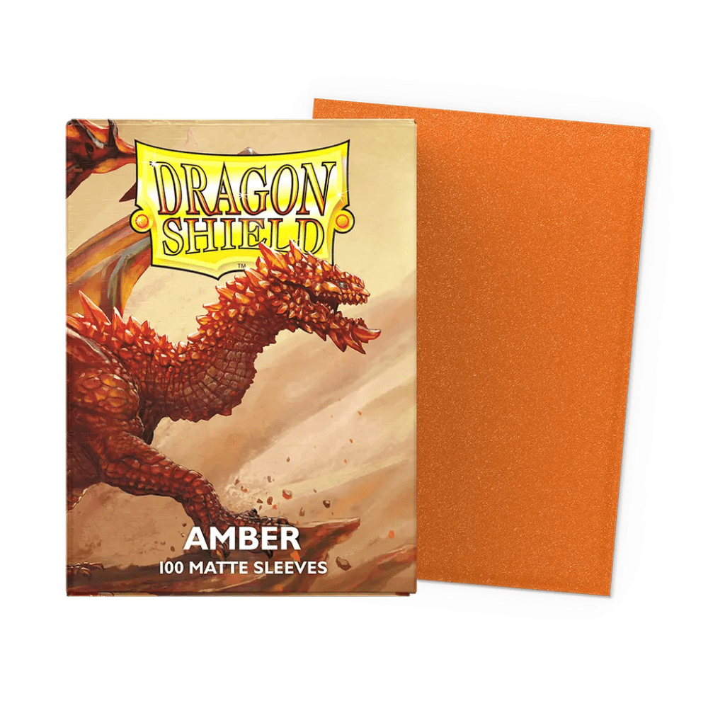 Dragon Shield: Matte: Amber (100) - QuickTCG LLC