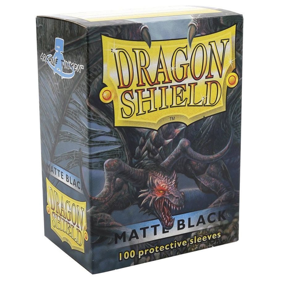 Dragon Shield: Matte: Black (100) - QuickTCG LLC
