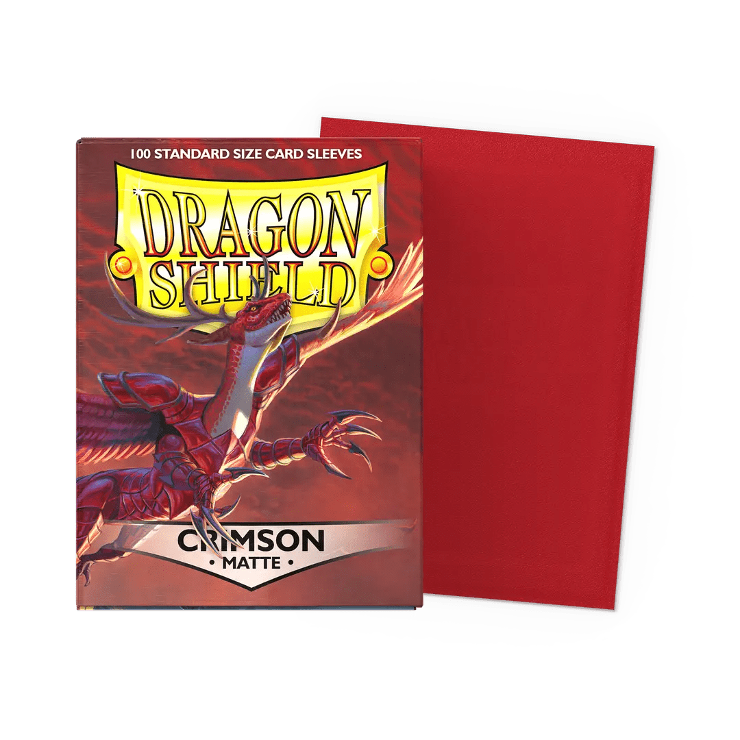 Dragon Shield: Matte: Crimson (100) - QuickTCG LLC