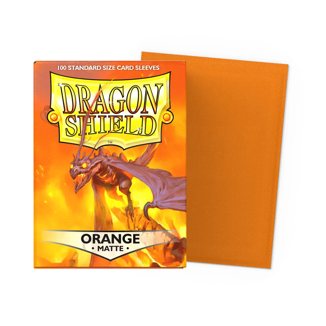 Dragon Shield: Matte: Orange (100) - QuickTCG LLC