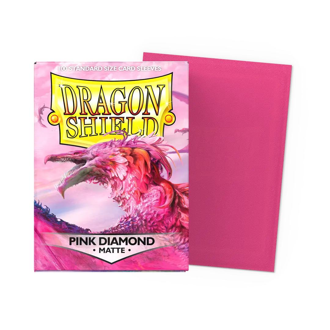 Dragon Shield: Matte: Pink Diamond (100) - QuickTCG LLC
