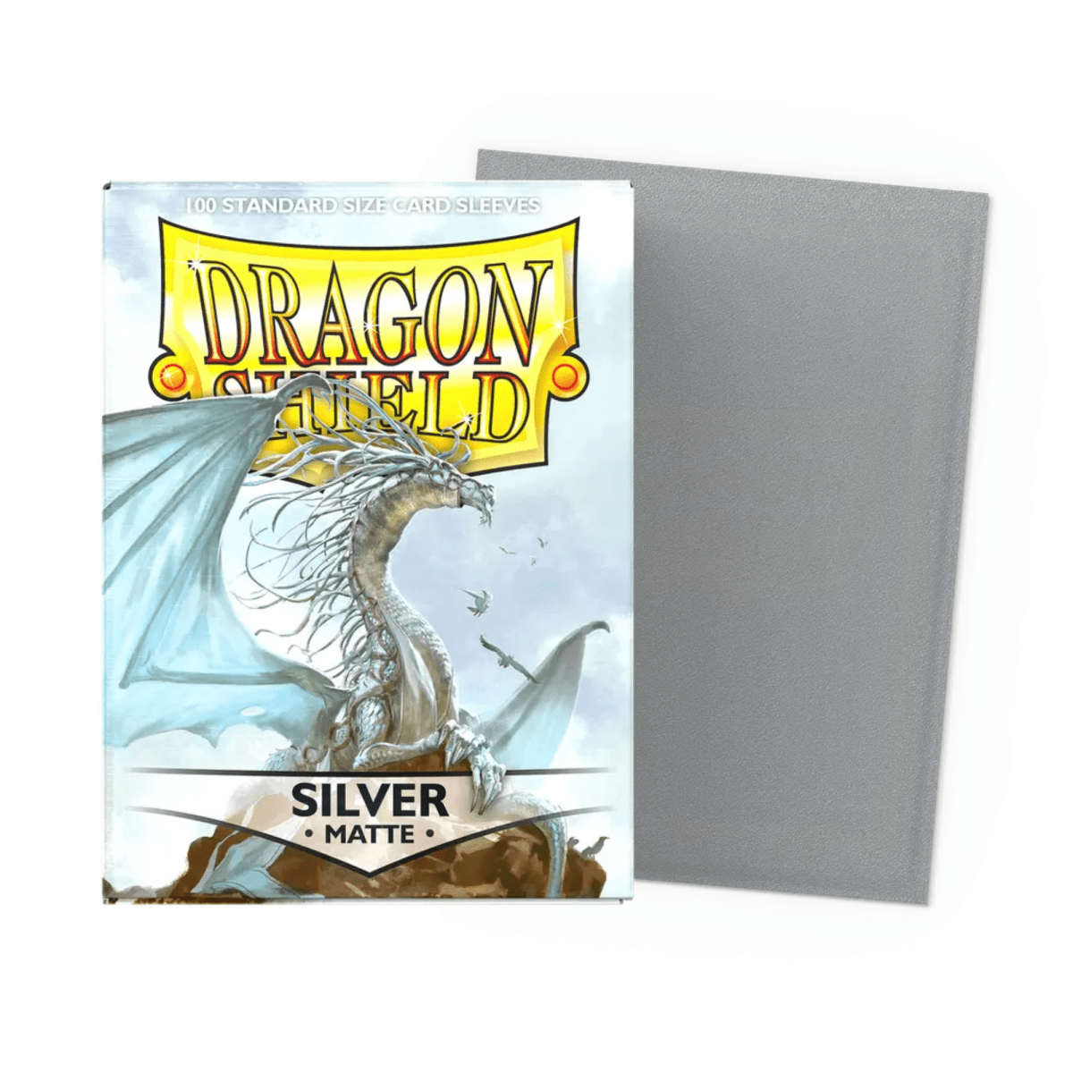 Dragon Shield: Matte: Silver (100) - QuickTCG LLC