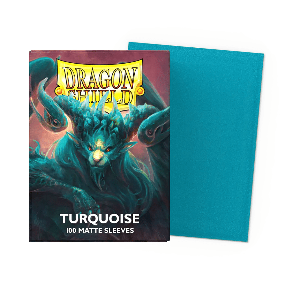 Dragon Shield: Matte: Turquoise (100) - QuickTCG LLC