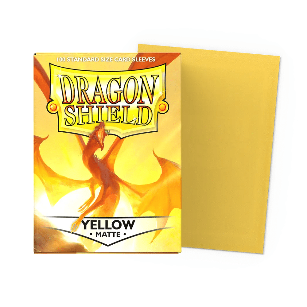 Dragon Shield: Matte: Yellow (100) - QuickTCG LLC