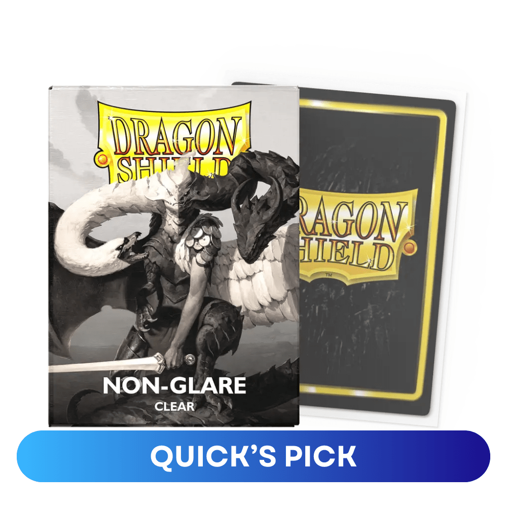 Dragon Shield: Non - Glare: Matte: Clear (100) - QuickTCG LLC