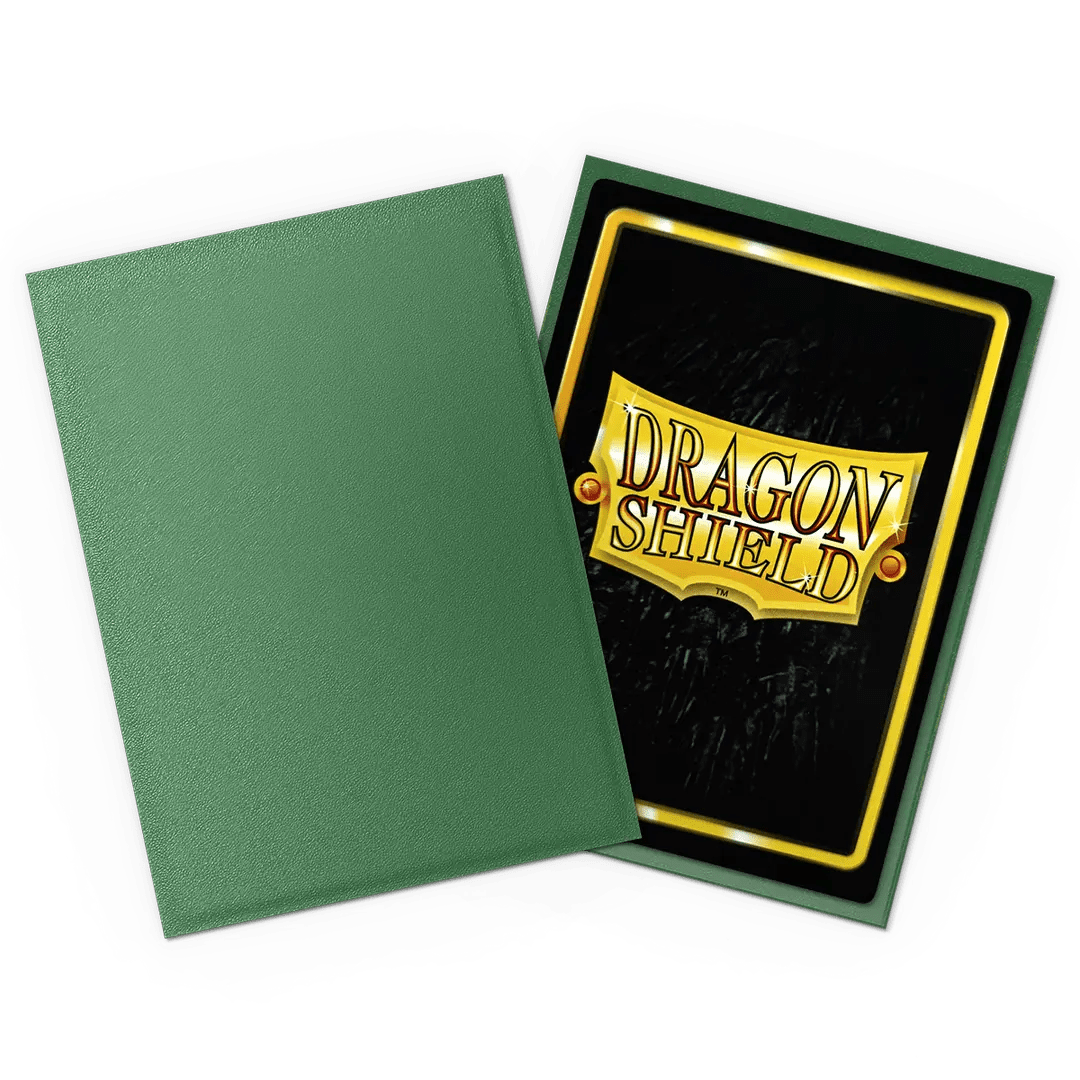 Dragon Shield: Non - Glare: Matte: Forest Green (100) - QuickTCG LLC