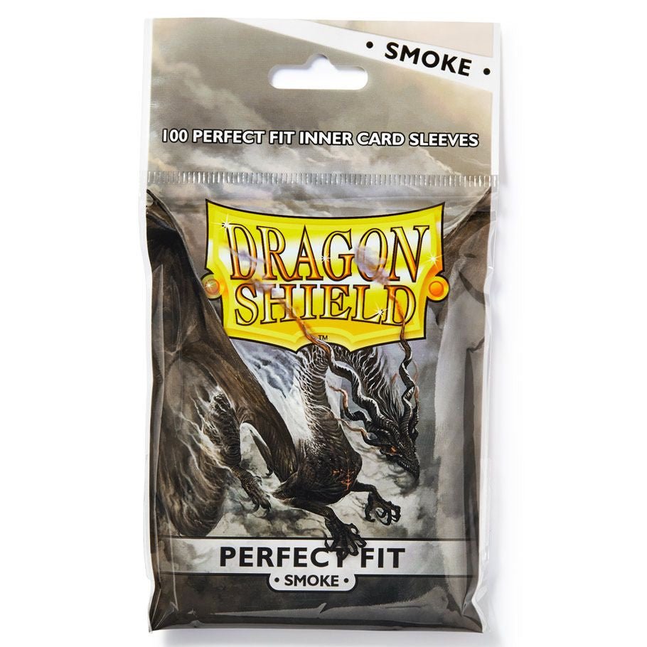 Dragon Shield: Perfect Fit: Smoke (100) - QuickTCG LLC