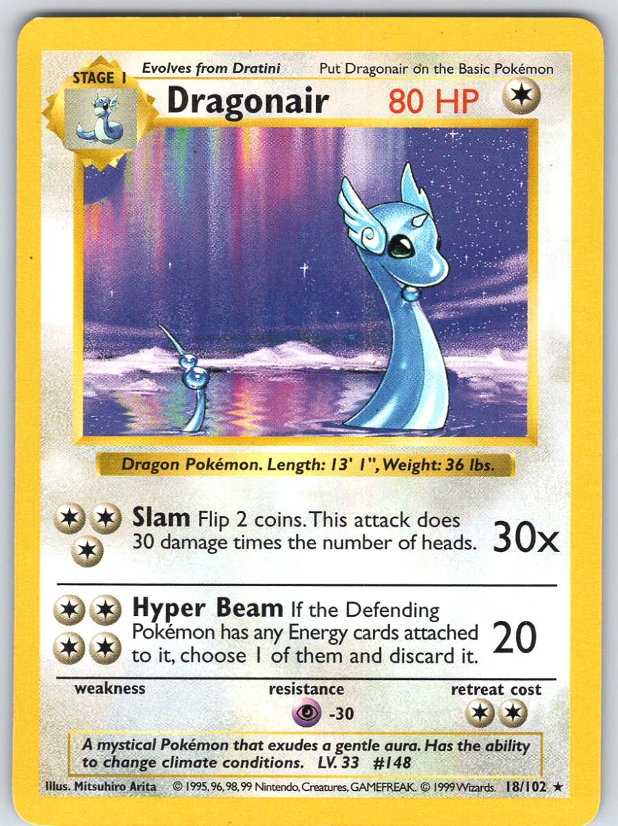 Dragonair 18 Base Set Shadowless - QuickTCG LLC