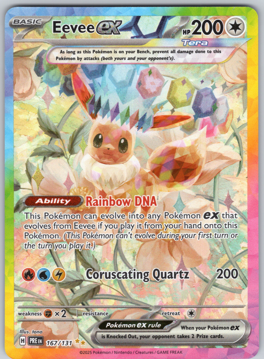 Eevee ex 167 - QuickTCG LLC
