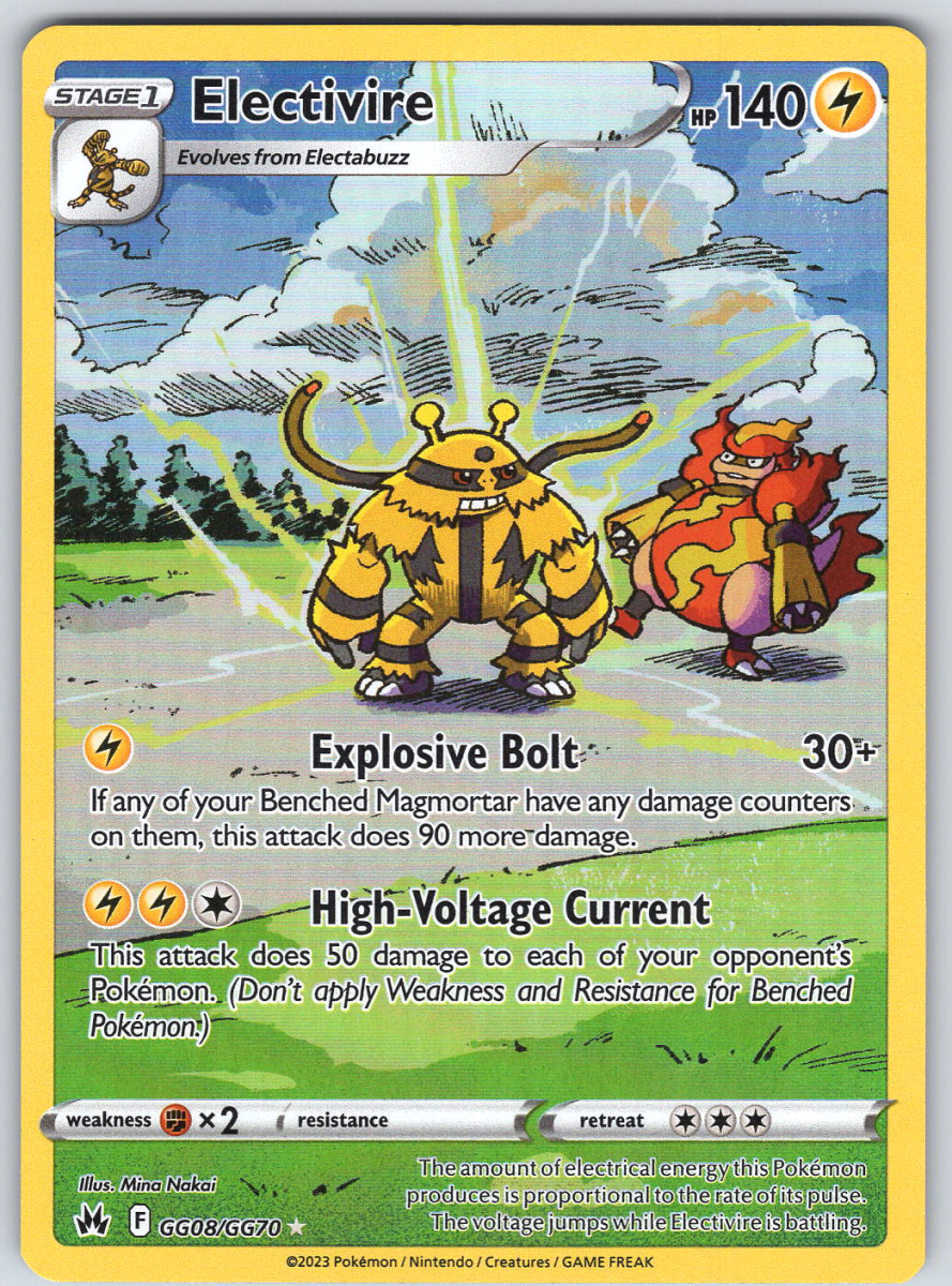 Electivire GG08/GG70 - QuickTCG LLC
