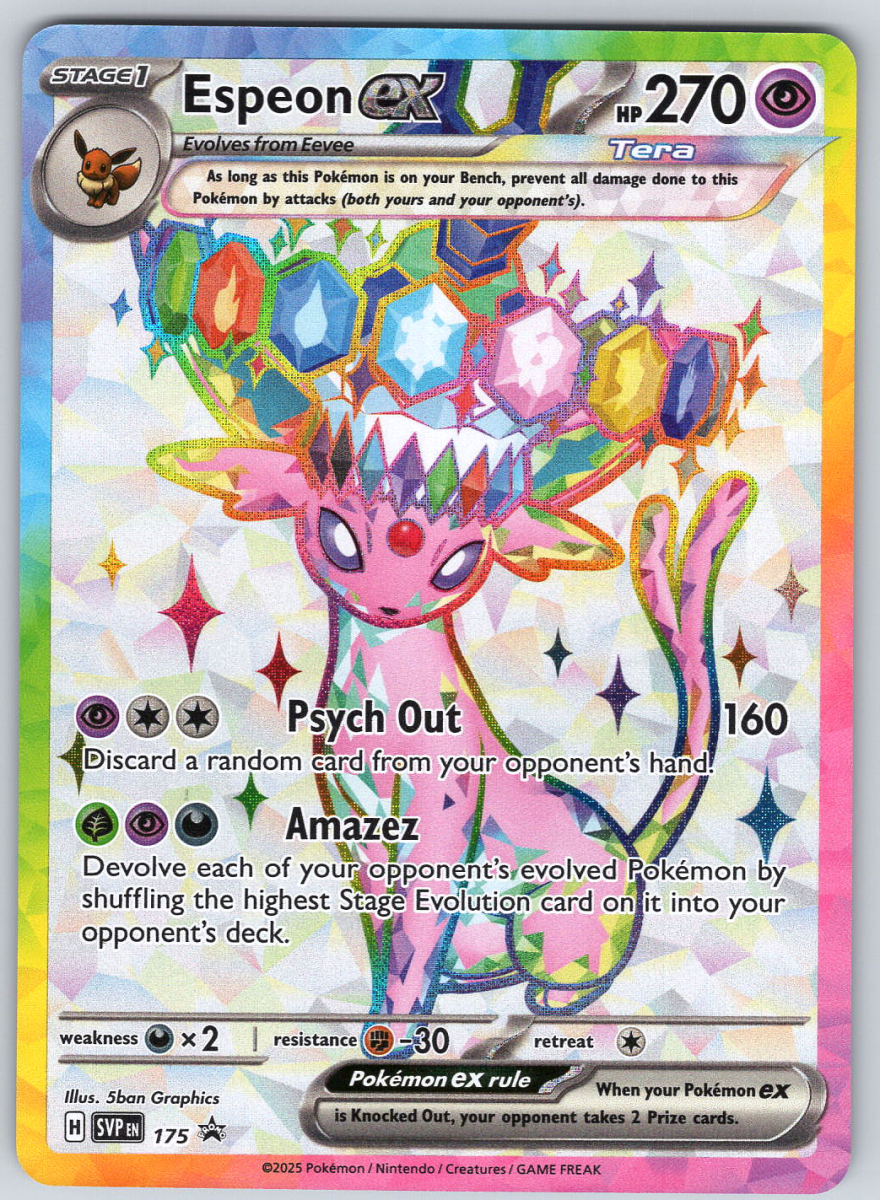 Espeon ex 175 Promo - QuickTCG LLC