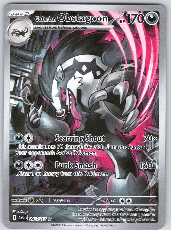 Galarian Obstagoon 245/217 - QuickTCG LLC
