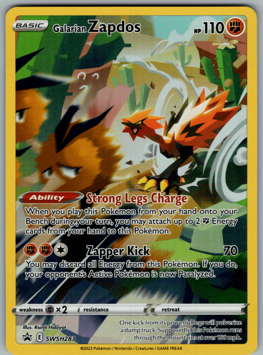 Galarian Zapdos SWSH283 - QuickTCG LLC