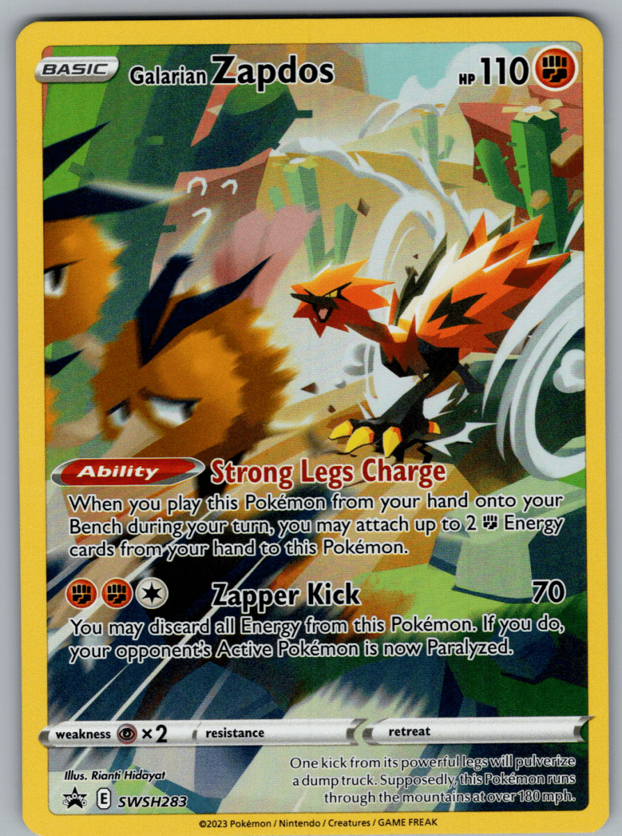 Galarian Zapdos SWSH283 - QuickTCG LLC