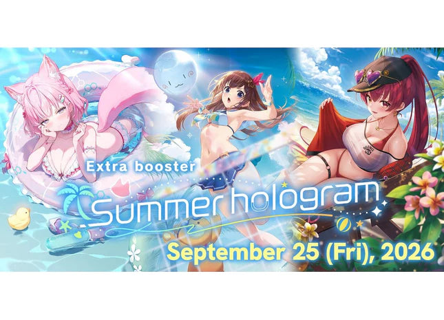 Hololive: Summer hologram: Booster Display - Preorder