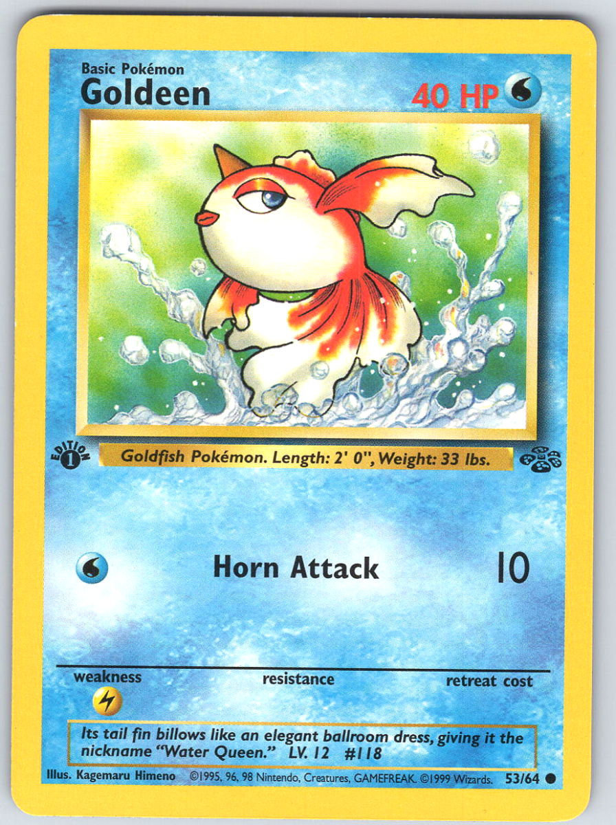 Goldeen 53 Jungle 1st Edition - QuickTCG LLC
