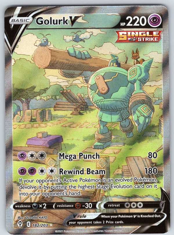 Golurk V 182/203 - QuickTCG LLC