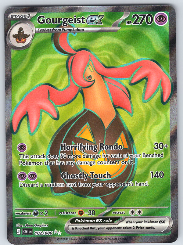 Gourgeist ex 102/086 - QuickTCG LLC