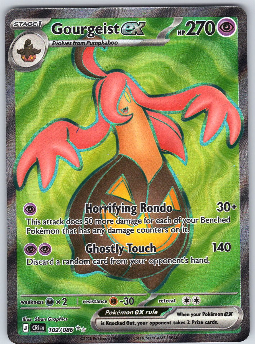 Gourgeist ex 102/086 - QuickTCG LLC