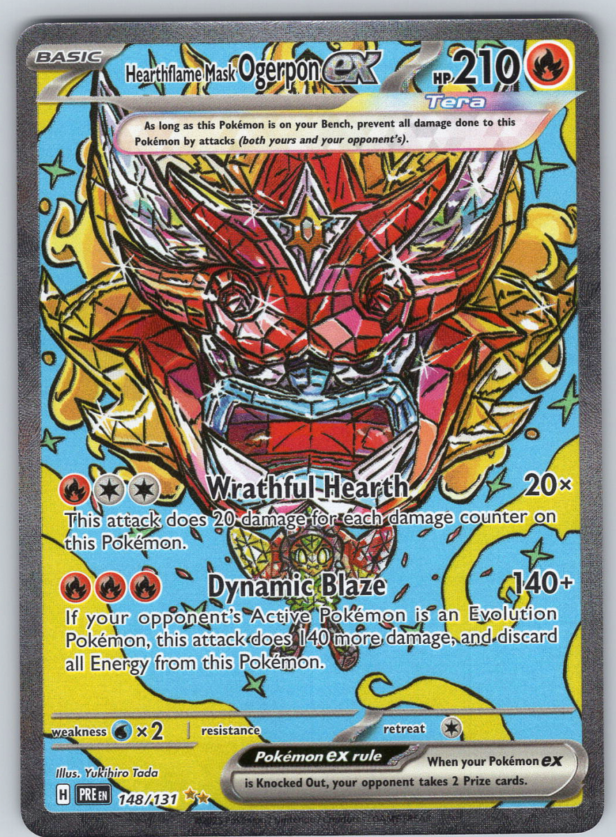 Hearthflame Mask Ogerpon 148 - QuickTCG LLC