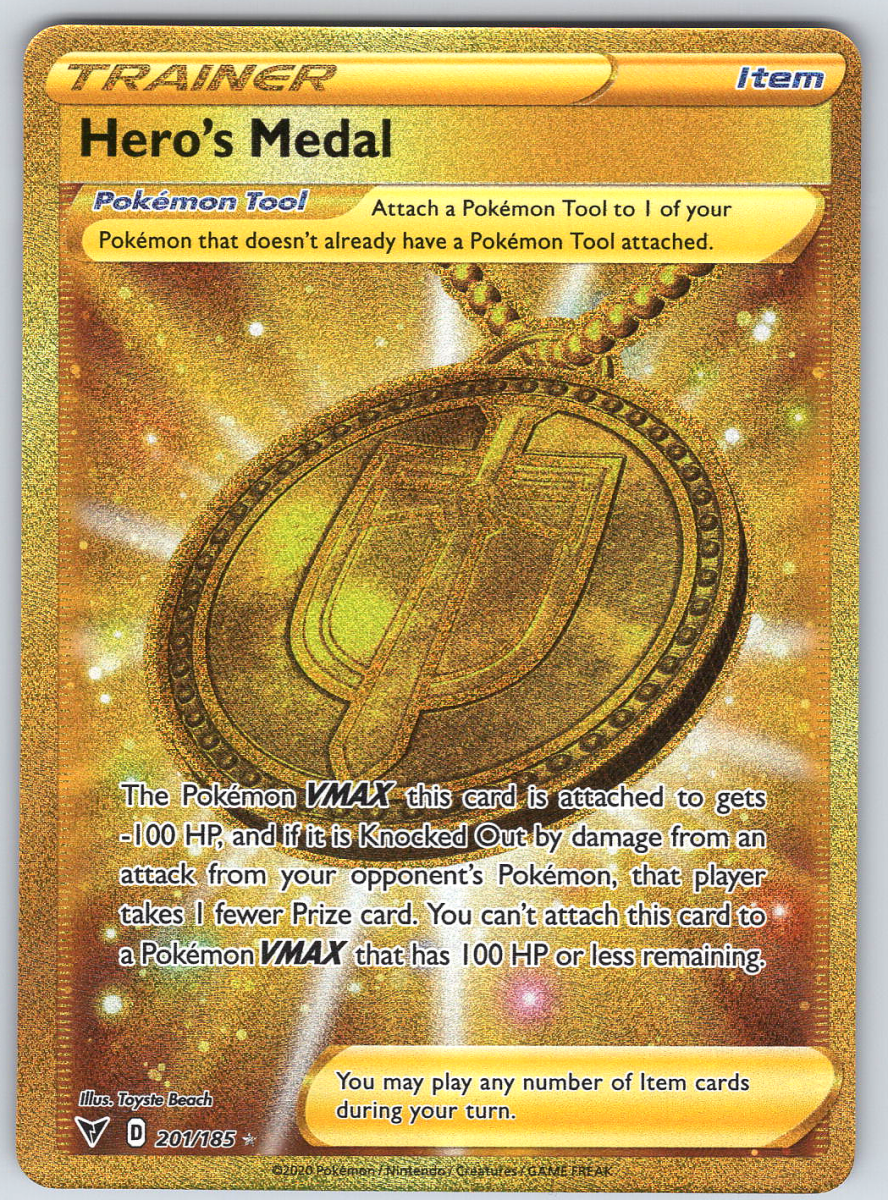 Hero's Medal (Secret) 201/185 - QuickTCG LLC