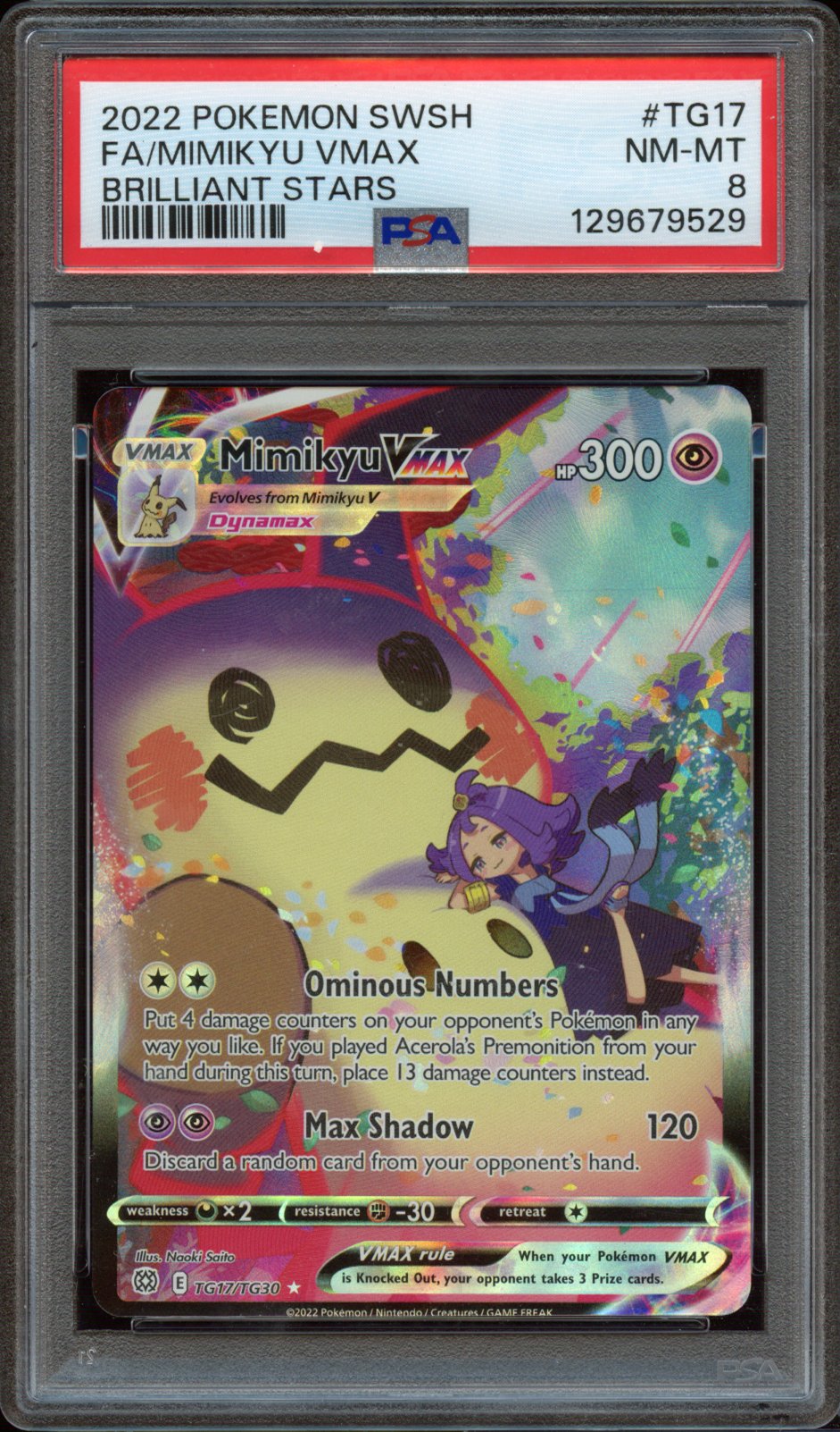 PSA 8 | Mimikyu #TG17