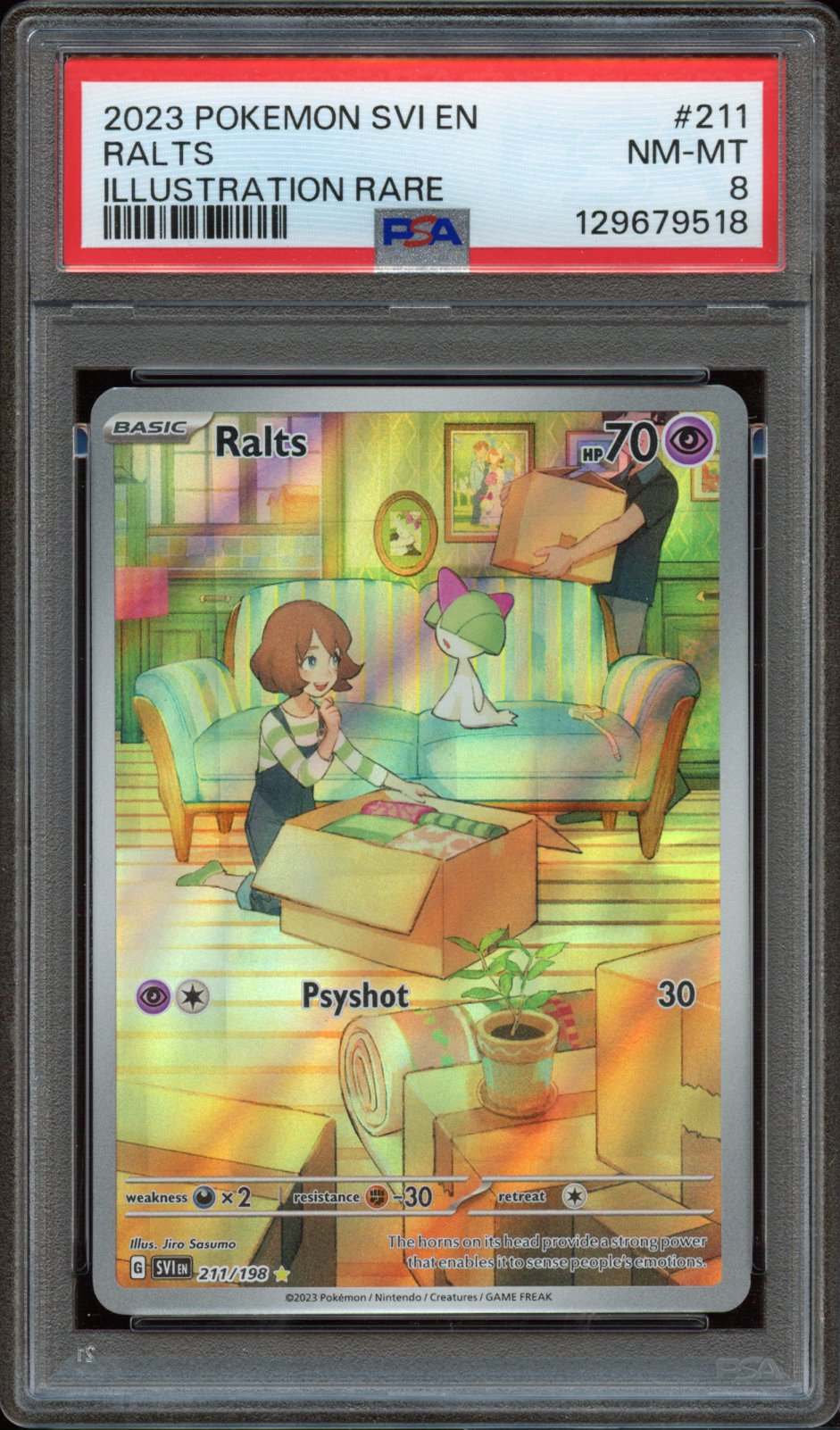 PSA 8 | Ralts #211