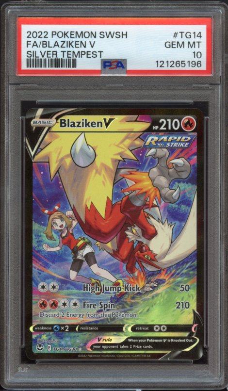 PSA 10 | Blaziken #TG14