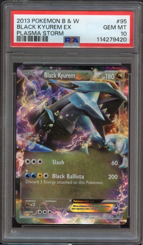 PSA 10 | Black Kyurem ex #95
