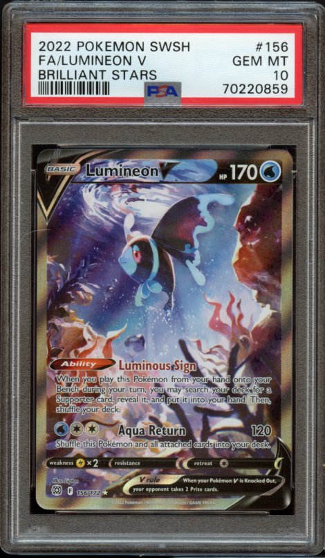 PSA 10 | Lumineon V #156