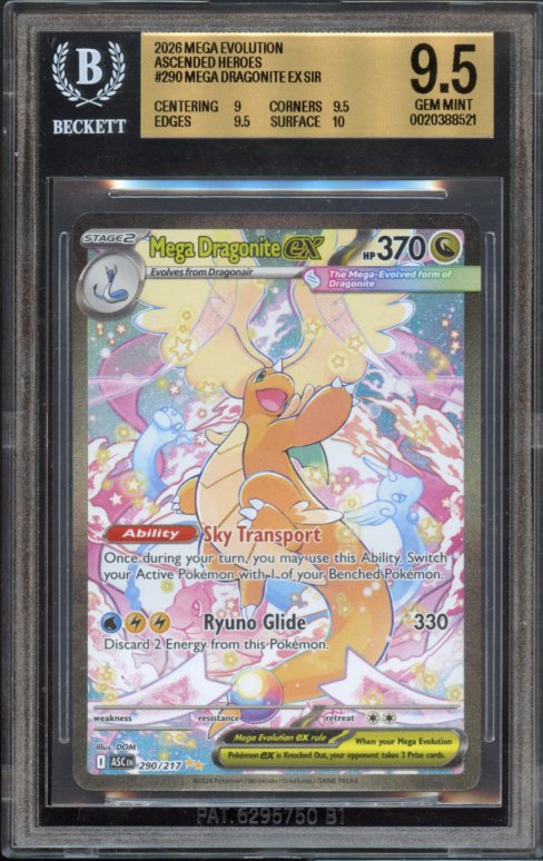 BGS 9.5 | Mega Dragonite ex SIR #290