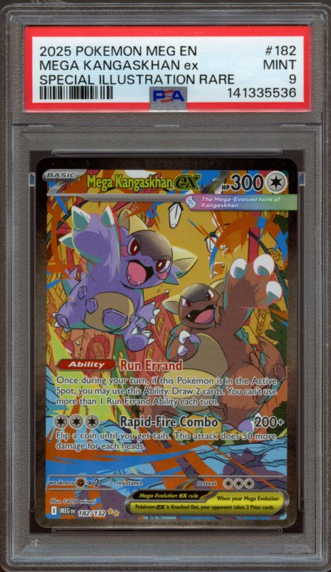 PSA 9 | Mega Kangaskhan ex #182