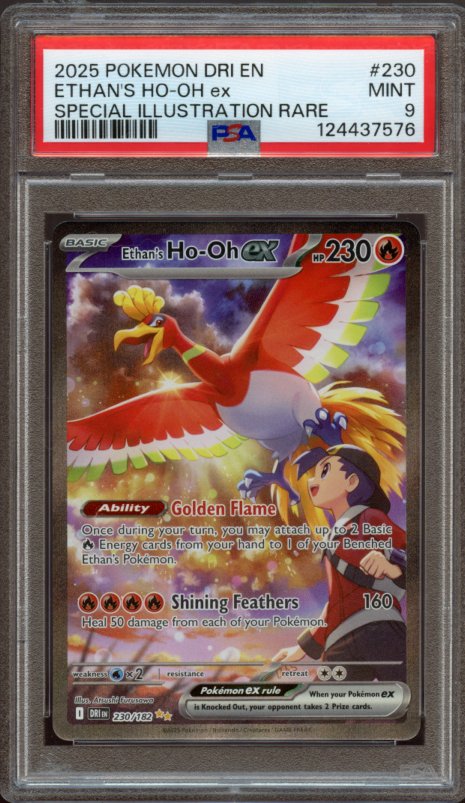 PSA 9 | Ethan's Ho-oh ex #230