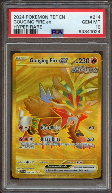 PSA 10 | Gouging Fire ex #214