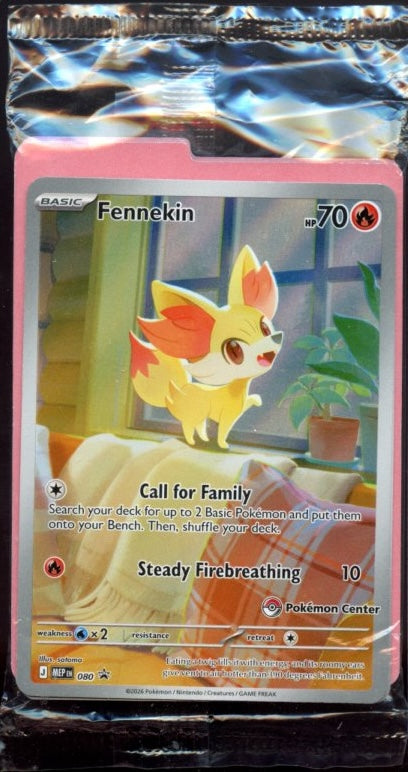 Fennekin #080 Pokémon Center Promo