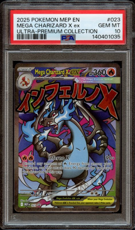 PSA 10 | Mega Charizard X ex #023