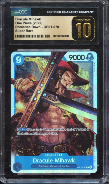 CGC P10 | Dracule Mihawk SR #OP01-070