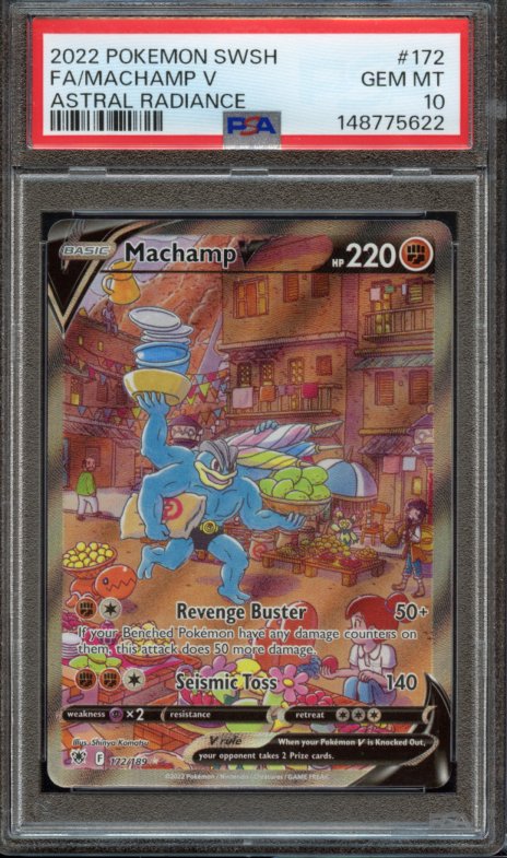 PSA 10 | Machamp V #172/189