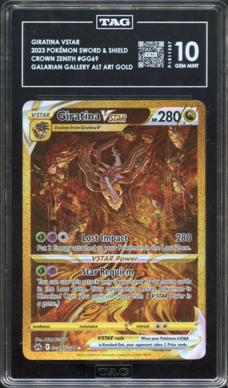 TAG 10 | Giratina VSTAR #GG69 - 1st Chronological TAG Grade