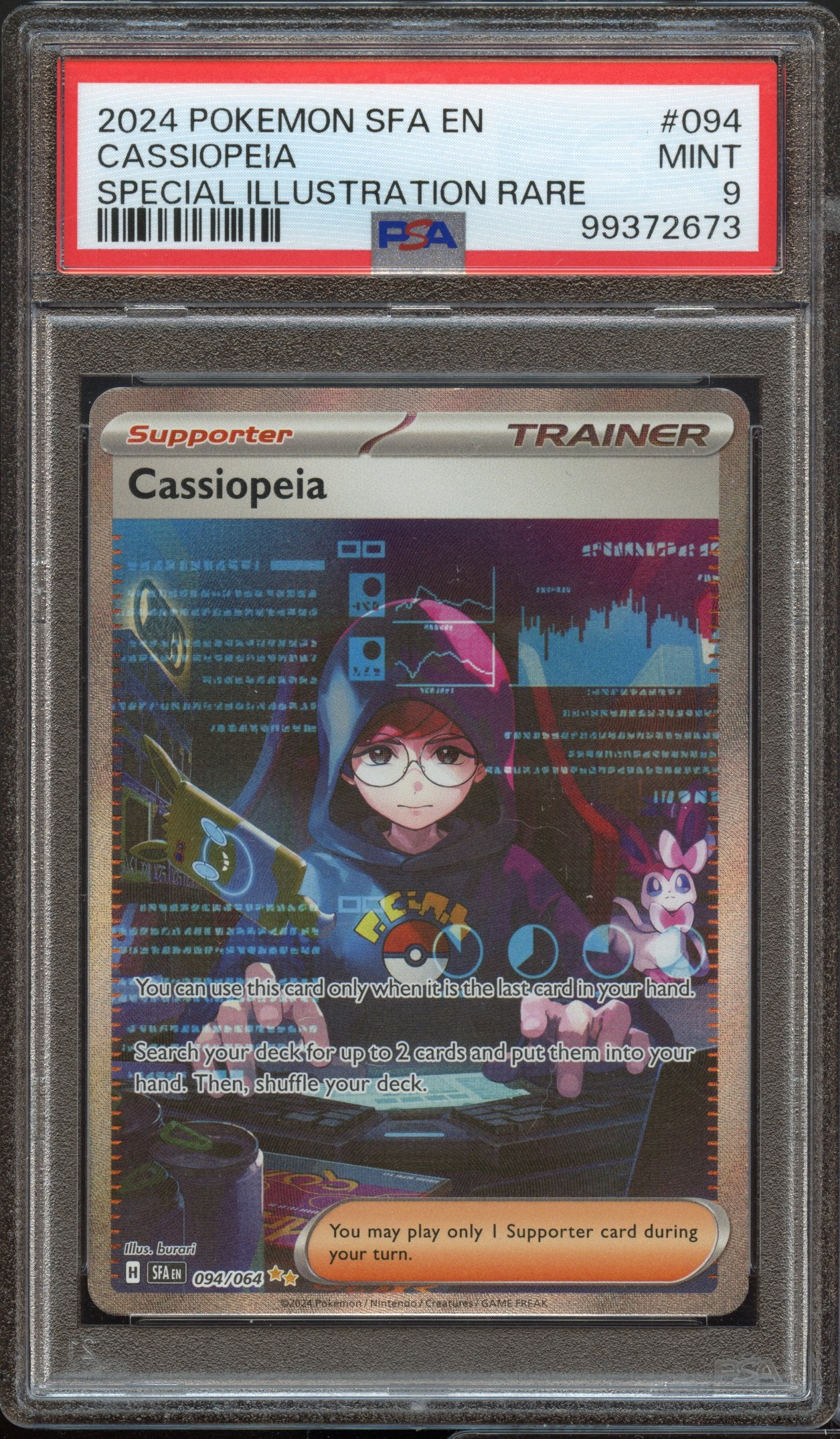 PSA 9 | Cassiopeia Special Illustration Rare #094