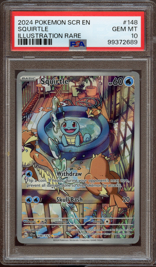 PSA 10 | Squirtle Illustration Rare #148